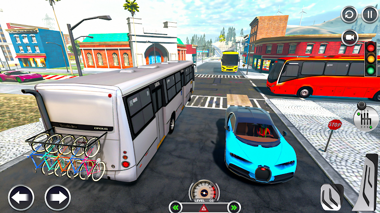 #4. City Traffic Bus Sim Game 2023 (Android) By: Munna Games