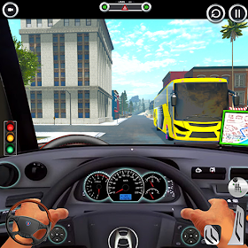 City Traffic Bus Sim Game 2023