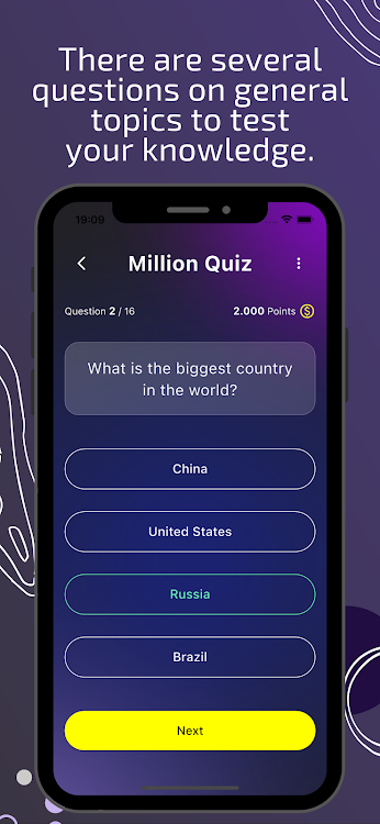 #2. Million Quiz General Questions (Android) By: WGP Apps