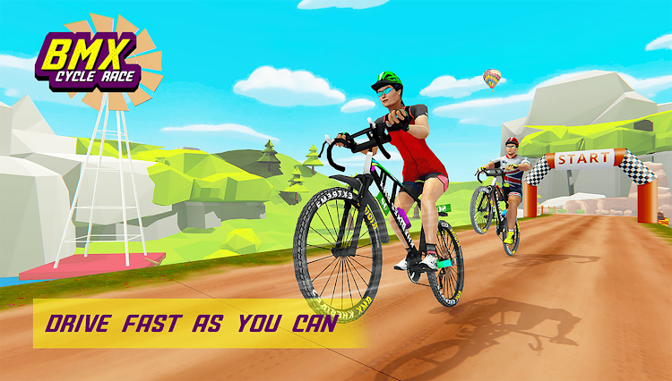 #2. Cycle Racing Game BMX Racer (Android) By: Extreme Loft Games