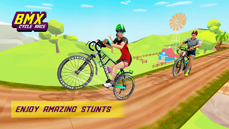 #3. Cycle Racing Game BMX Racer (Android) By: Extreme Loft Games