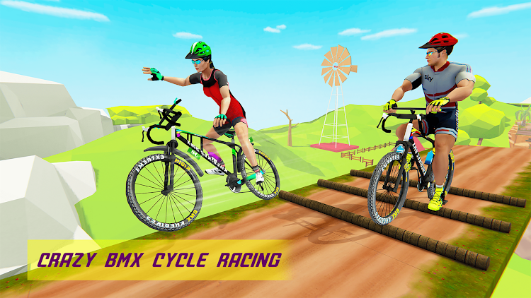 #5. Cycle Racing Game BMX Racer (Android) By: Extreme Loft Games