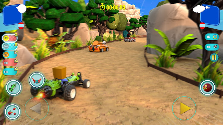 #7. Karts Go - Mini car Karting 3D (Android) By: GameEnix - Monster Truck Racing,Action Games