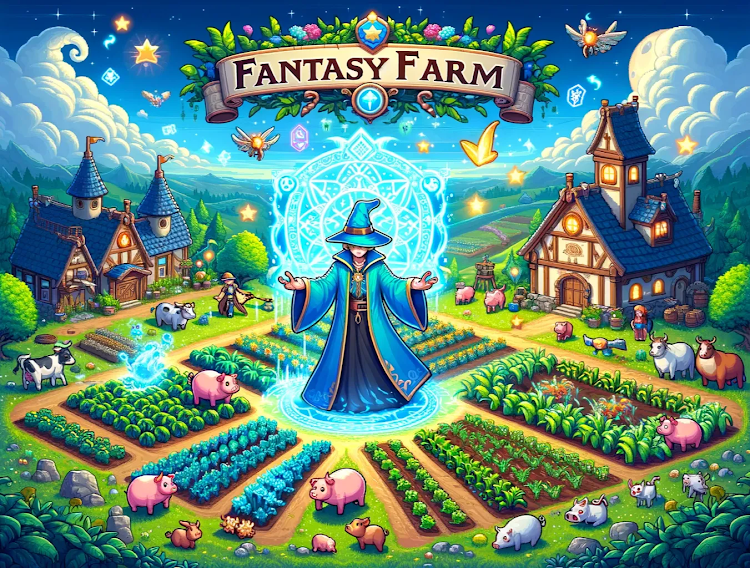 #5. FantasyFarm RPG: Homestead MMO (Android) By: Definya 2D MMORPG Online Games