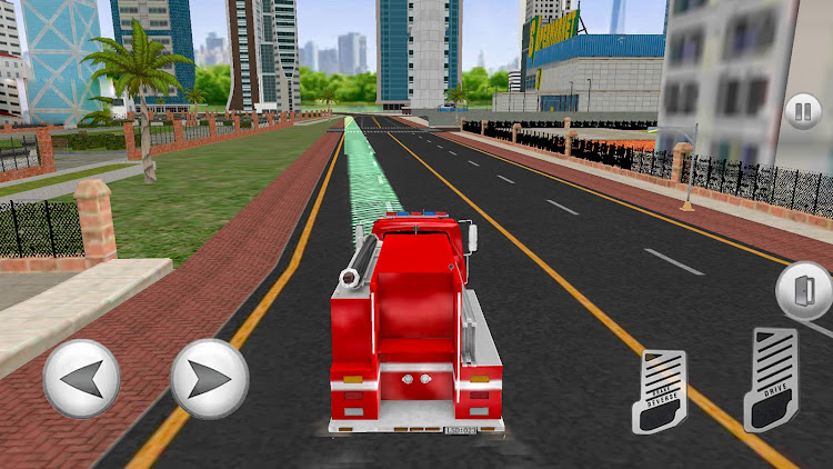 #5. US Emergency Fire Truck Games (Android) By: Arfa Z Gaming Studio