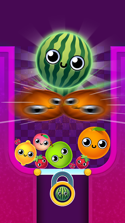 #2. Watermelon Merge - Fruit Mania (Android) By: Loomio