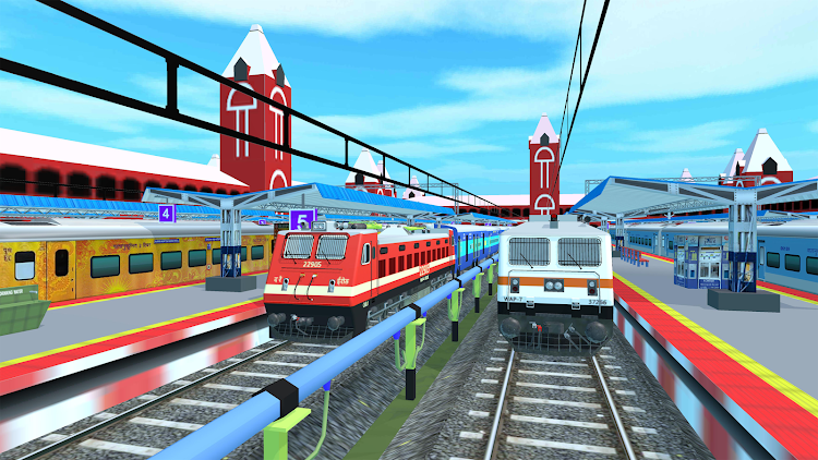 #2. Indian Loco Train Simulator (Android) By: BackToBachpan Games