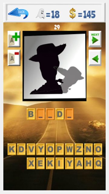 #6. Guess the Character (Android) By: Bird and Bear games