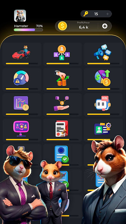 #4. Hamster TG Clicker (Android) By: Fantastic Apps And Real Games