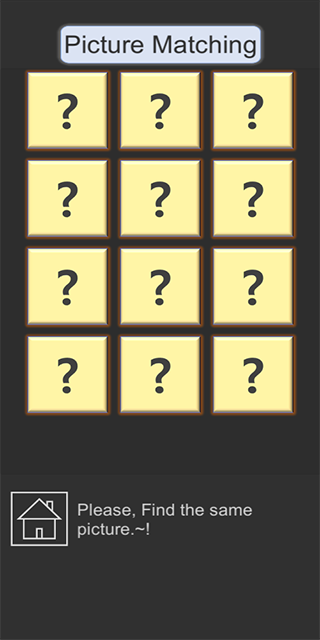 #5. Picture Matching-Memory Game (Android) By: Yun Sung-Min