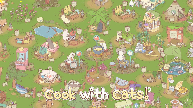 #2. Cats & Soup - Cute Cat Game (Android) By: HIDEA