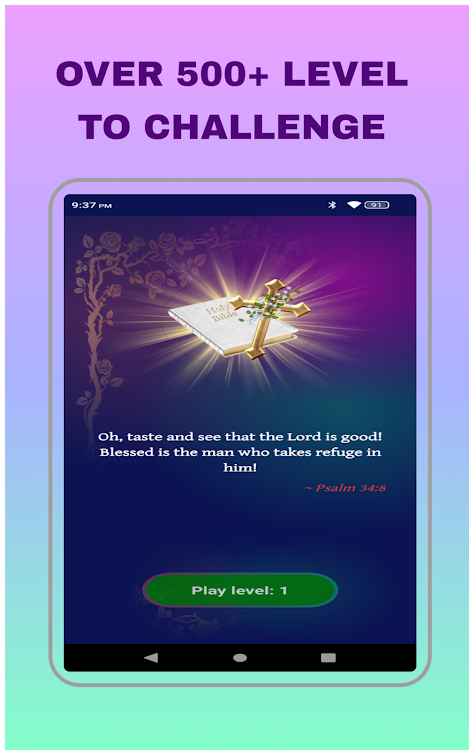 #7. Bible Trivia (Android) By: Kinzudi Apps
