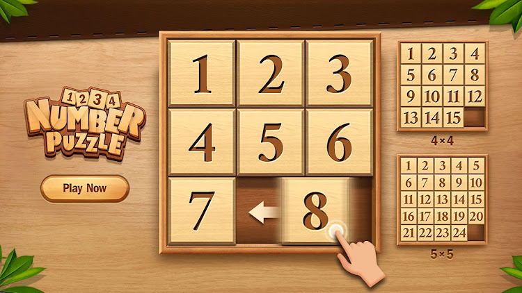 #6. Number Puzzle - Sliding Puzzle (Android) By: Words Mobile