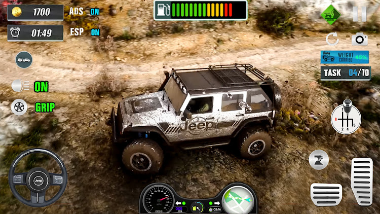 #2. SUV 4x4 jeep driving game (Android) By: GamesEight