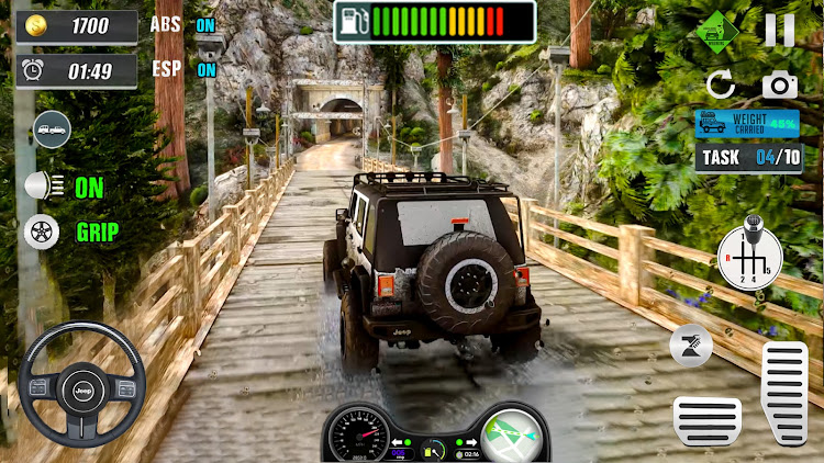 #7. SUV 4x4 jeep driving game (Android) By: GamesEight