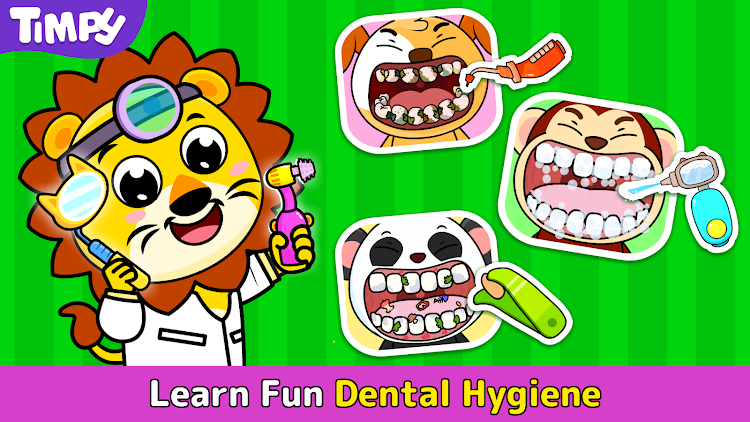 #8. Timpy Dentist: Doctor Games (Android) By: Timpy Games For Kids, Toddlers & Baby