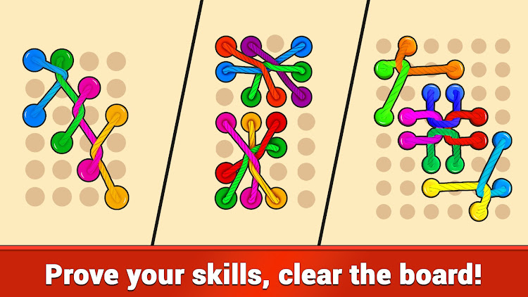 #7. Tangle Rope 3D: Sorting Puzzle (Android) By: Biza Studio - Puzzle Games