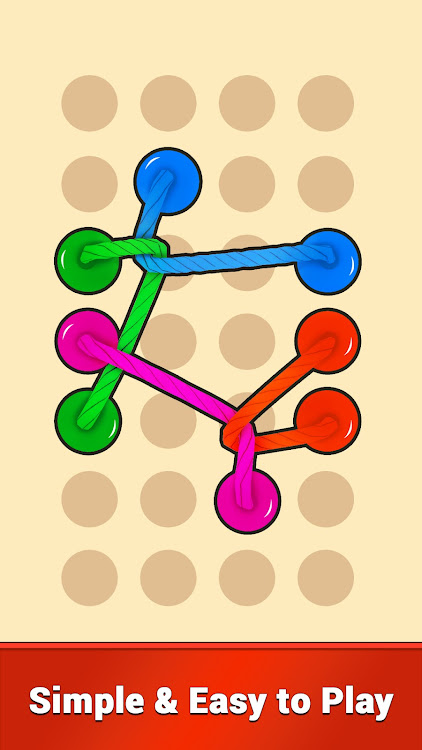 #8. Tangle Rope 3D: Sorting Puzzle (Android) By: Biza Studio - Puzzle Games