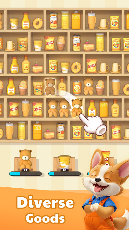 #2. Goods Sorting: 3D Store Games (Android) By: LifePulse Puzzle Game Studio