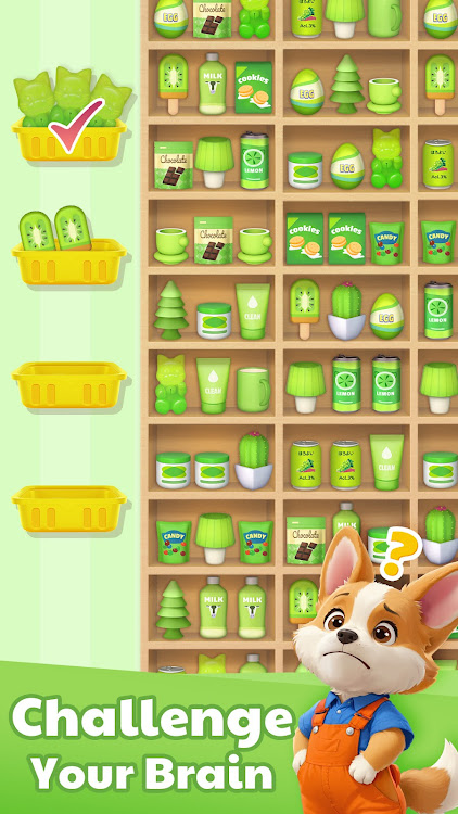 #3. Goods Sorting: 3D Store Games (Android) By: LifePulse Puzzle Game Studio