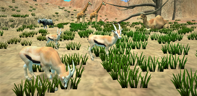 #3. Deer Simulator: Animal 3D Game (Android) By: INOX Gaming