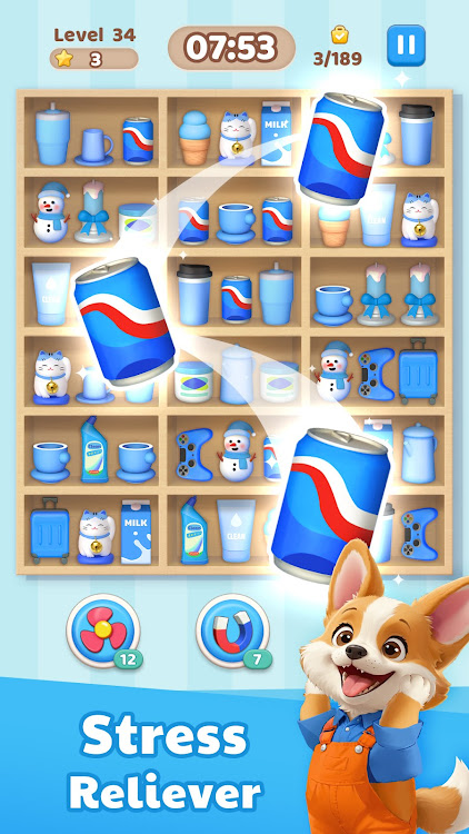 #4. Goods Sorting: 3D Store Games (Android) By: LifePulse Puzzle Game Studio