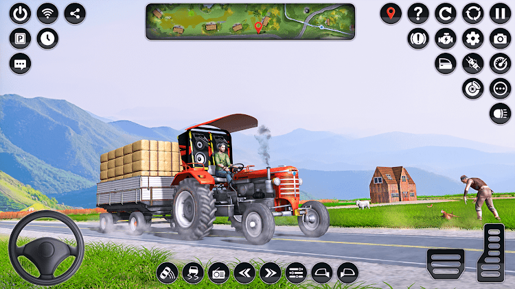 #2. Tractor Driving 3D -Farm Games (Android) By: Yral Games