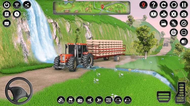 #3. Tractor Driving 3D -Farm Games (Android) By: Yral Games