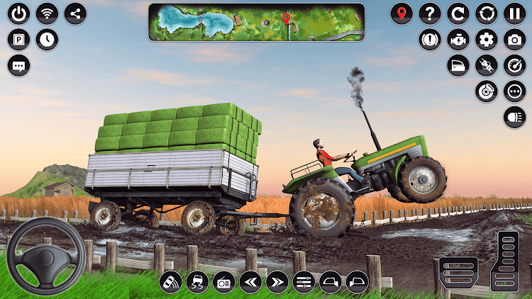 #5. Tractor Driving 3D -Farm Games (Android) By: Yral Games