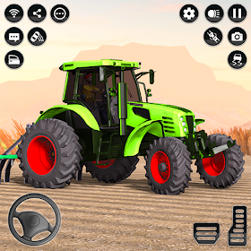 Tractor Driving 3D -Farm Games