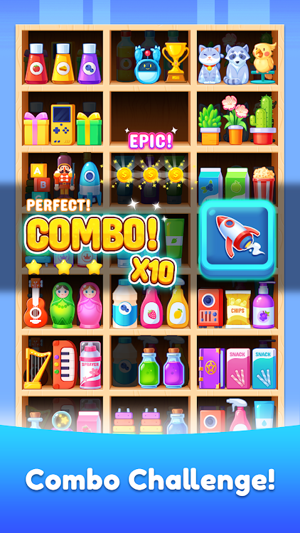 #8. Shelf Sort Puzzle Game (Android) By: IEC Games Australia