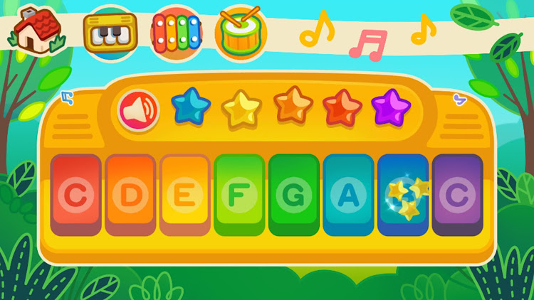 #2. Baby Dino Piano:Kids Piano Fun (Android) By: Easetouch