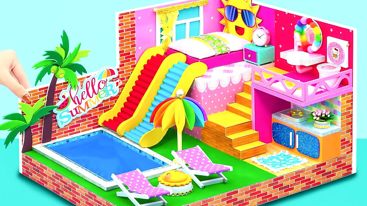 #3. Doll House Design Game Offline (Android) By: Gaming Spark Studio