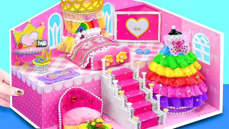 #6. Doll House Design Game Offline (Android) By: Gaming Spark Studio