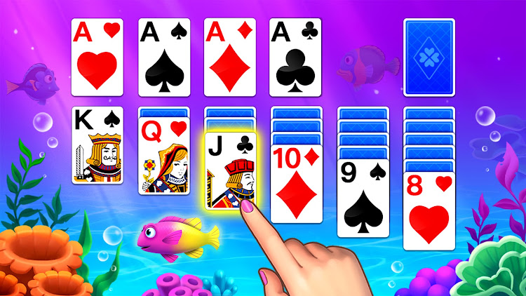 #3. Solitaire Ocean (Android) By: Solitaire Card Games Classic