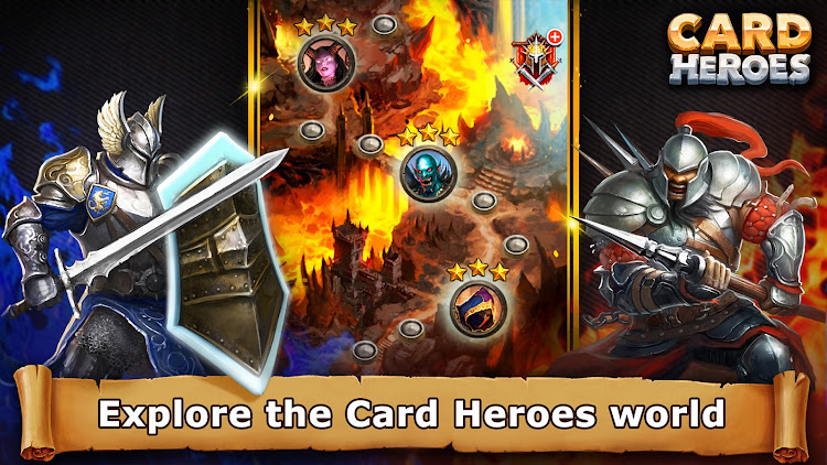 #3. Card Heroes: TCG/CCG deck Wars (Android) By: Cheely Apps