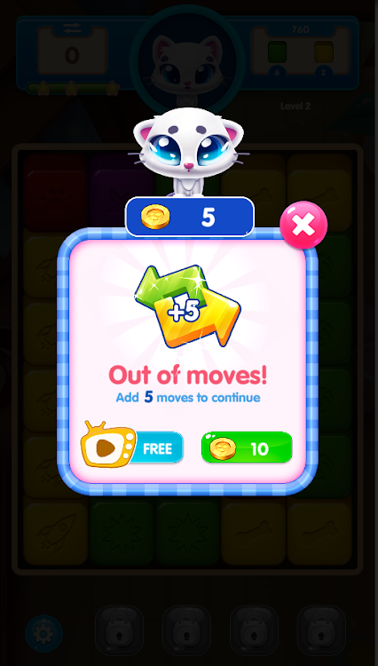 #7. Kitty Pop Blocks (Android) By: mazaj