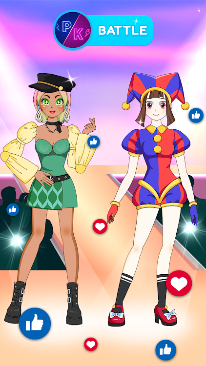 #4. Left or Right: Star Girl Style (Android) By: HIGAME Jsc