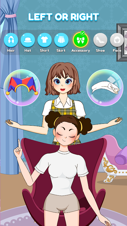 #9. Left or Right: Star Girl Style (Android) By: HIGAME Jsc