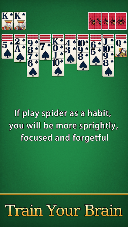 #4. Spider Solitaire Card Games (Android) By: Card Games, Inc