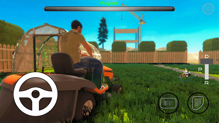 #4. Lawn Mower Simulator 2024 (Android) By: DarkPlay Game