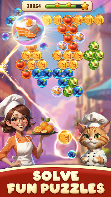 #9. Cooking Bubbles (Android) By: HitMobileGames