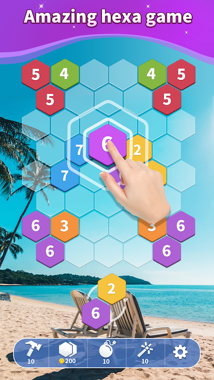 #3. Merge Hexa - Number Puzzle (Android) By: Bricks Ball Breaker