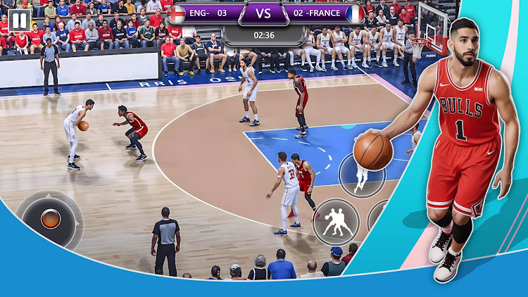 #5. Basketball Hoop Offline (Android) By: FunWave Games