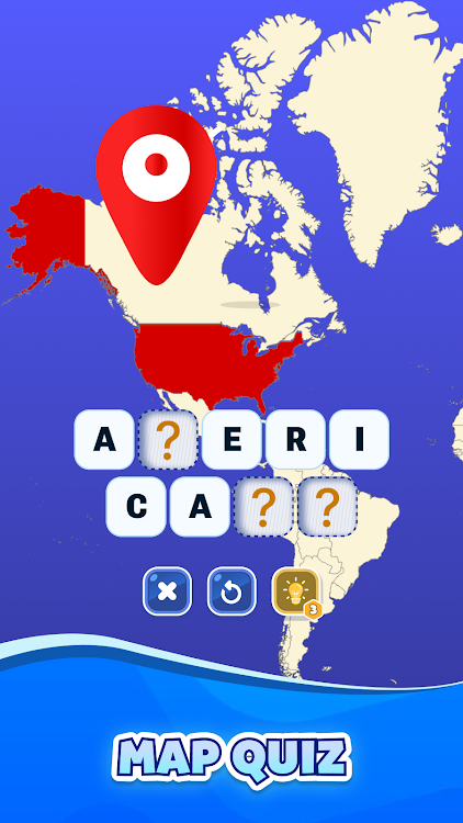 #4. Flag Quiz: Geography Games (Android) By: Double Eight Studio