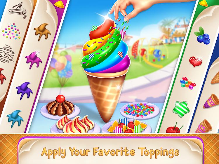 #6. Icecream Cone Cupcake Baking (Android) By: Hello-Game