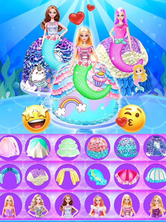 #9. Unicorn Mermaid Cake (Android) By: Kid Kitchen Fun Media