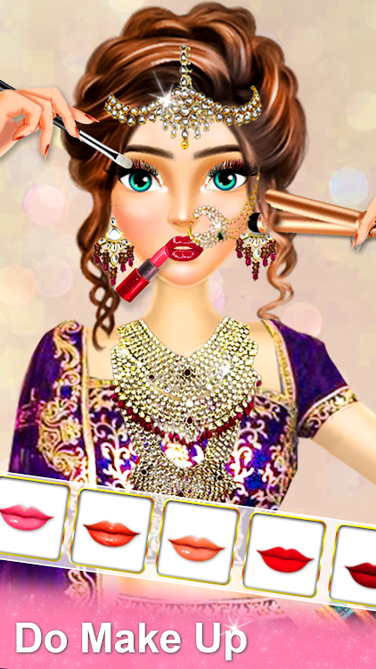 #3. Indian Bridal Dress Up Game (Android) By: Happy Games Play