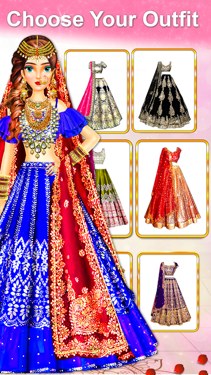 #6. Indian Bridal Dress Up Game (Android) By: Happy Games Play