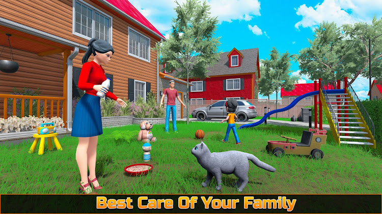 #2. Virtual Mom Family Life Sim 3D (Android) By: Pioneer Gamerz